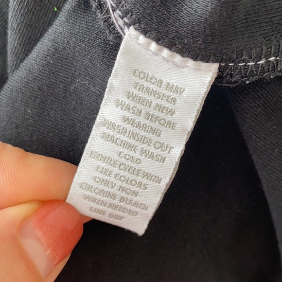 Charter Club long sleeve black top Sz 1X - Picture 6 of 6